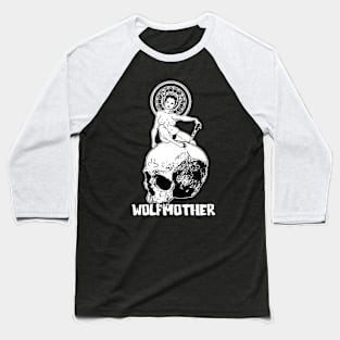 Wolfmother skull Baseball T-Shirt